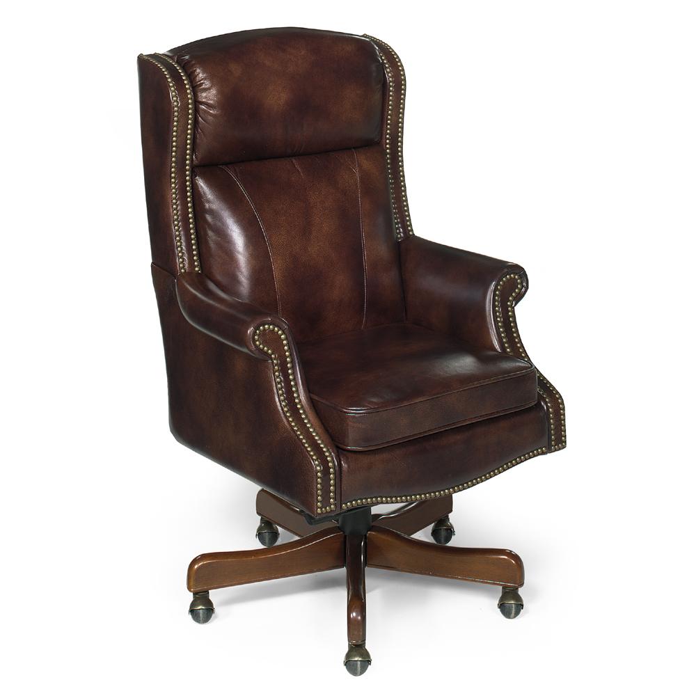 Hamilton Home Executive Seating Classic Styled Leather Desk Chair